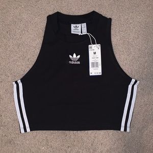 Adidas Black Crop Top
